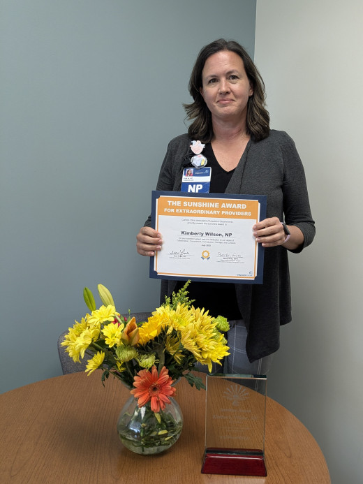 Kimberly Wilson, NP, Sunshine Winner