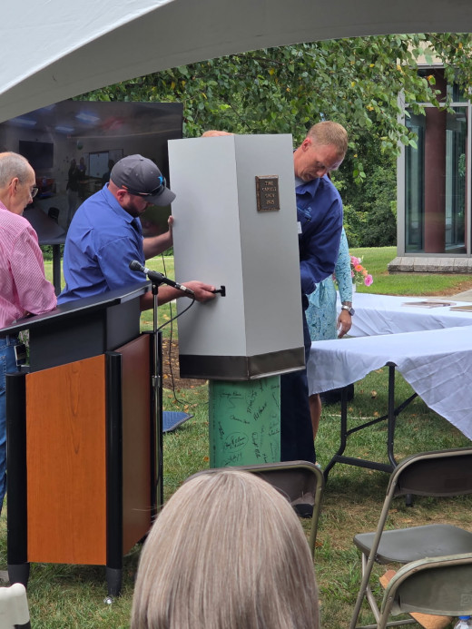 Unveiling the time capsule