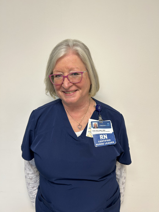 Iona Holland, RN and 8W Operations Manager
