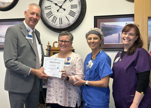 L-R: Carl Cline, Kristie Hodges, Mary Tershak, and Kristen Brandenberger