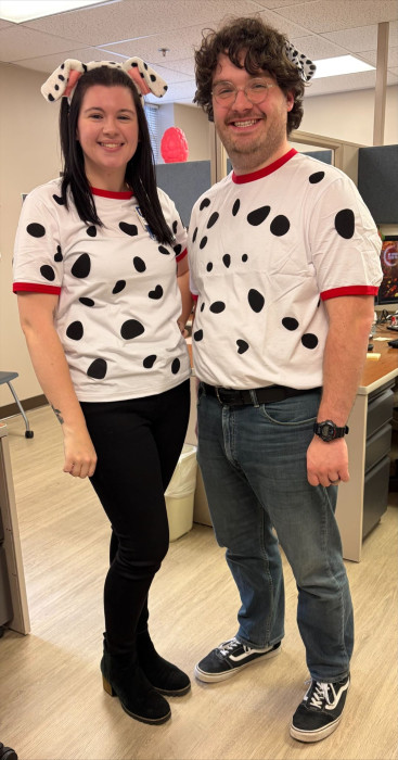Dalmatians Victoria and Abel