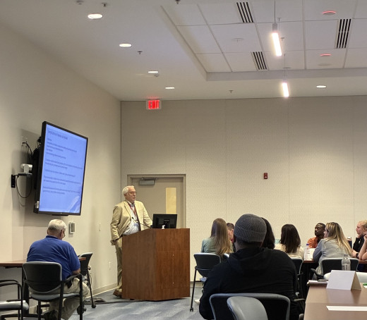 Dr. Kerkering Presenting on Measles 