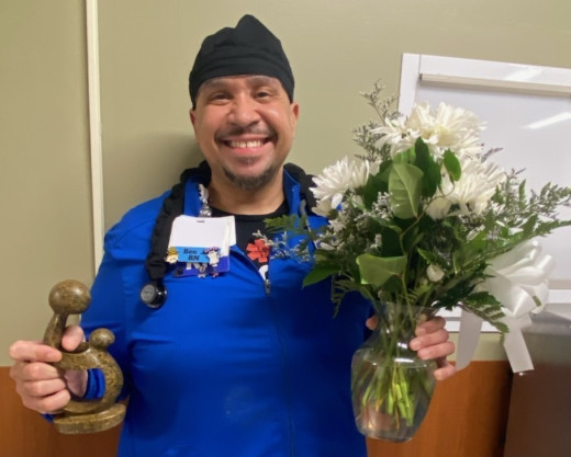 Ben Jones, CFMH Emergency Room Nurse receives DAISY Award