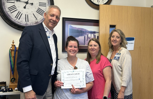 L-R: Carl Cline, Katherine Cockram, Amanda Robertson, and Tracy McCown