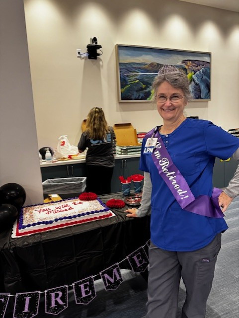 The cake is correct - You WILL be missed :)