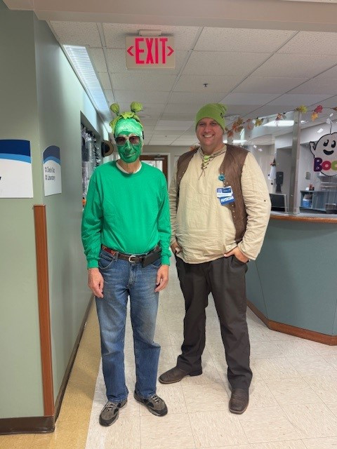 Shruck (Dr. Stavola) & Shrek (Dr. Klaus)