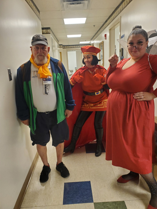 Rumple, Lord Farquaad & Fairy Godmother