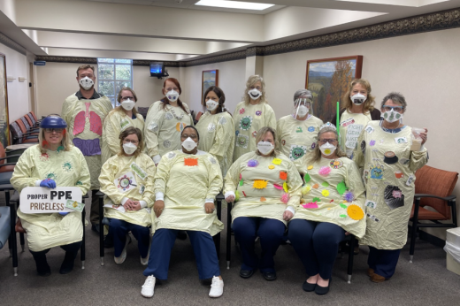 Franklin Family Medicine of the MOB says proper PPE is Priceless!
