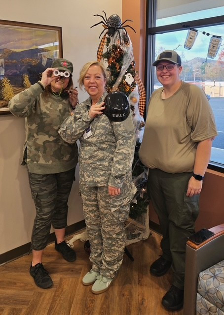 Samantha Smith MLT, Holly Cummings MLT, Breanna Galyean Phelebotomist