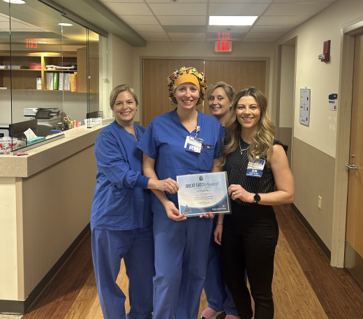 Jennifer Mays, RN, Erin Nicely, RN, Kimberly Swink, RN, Mary Tershak, MSN, RN, CRBH OR Director