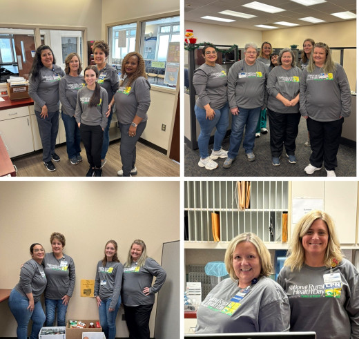 Happy Rural Health Day from Martinsville Family & Internal Medicine Office Clerical & Clinical