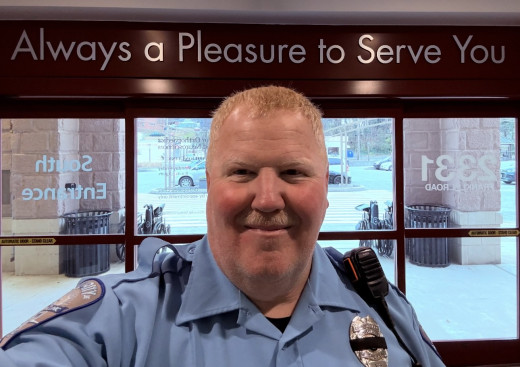 Carilion Security officer Scott Dunn
