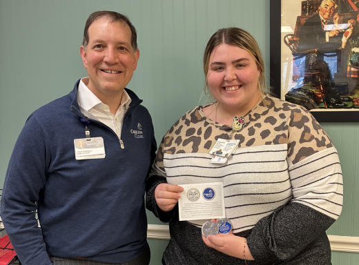 Alexis Leonard HAA Hillsville with Chris Turnbull - Carilion Clinic Chief of Staff