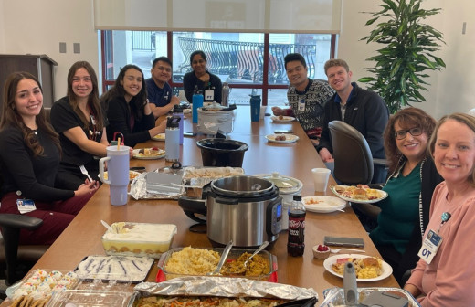 Franchesca Pernot PTA, Teresa Richards PTA, Paige Assaid PT, Ruben Ancheta (RJ) Rehab Aide, Vandana Kanakamedala PT, Mitch Eng PT, Ben West PT, Joanna Smith OT, and Crystal Gibson OT