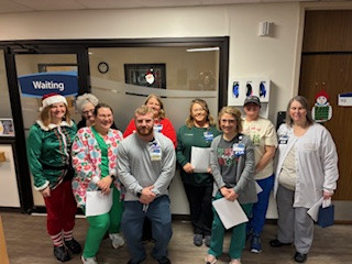 Tazewell's Rewards and Recognition Committee spreading holiday cheer