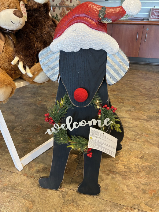 Holiday greeter