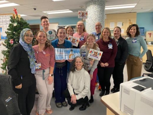 PICU day shift staff celebrates 2 years UE Free!