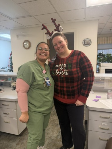 Ugly Christmas Sweater Day (Jada & Krista