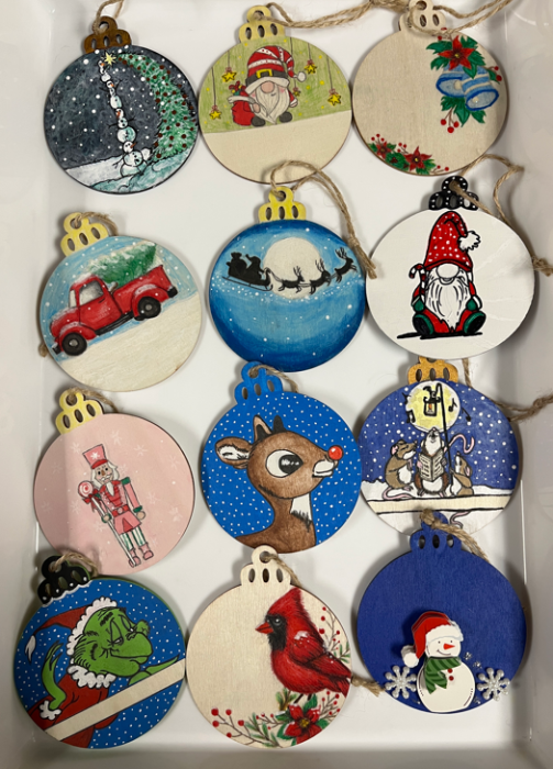 Ornaments by Caroline Booth