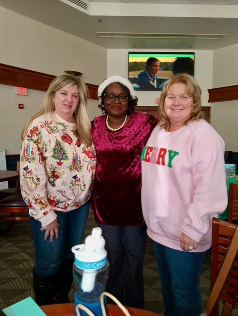 L to R Missy King, Joan Jackson, Anna Alley