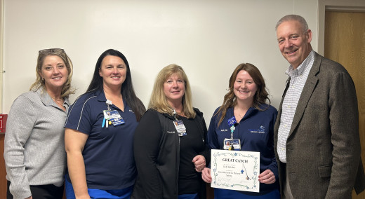 L-R Tracy McCown, Stephanie Hodges, Tracy Kiely, Kelli Belcher, Carl Cline