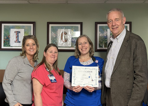 L-R: Tracy McCown, Amanda Robertson, Natalie Jefferis, Carl Cline