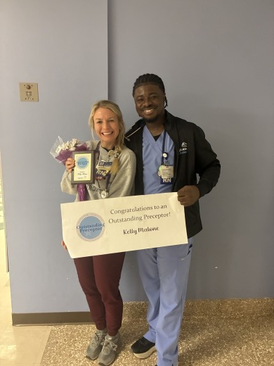 Kelly Malone with Eben Kye