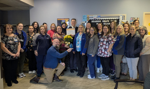 Dr. Thomas and his Christiansburg FM team