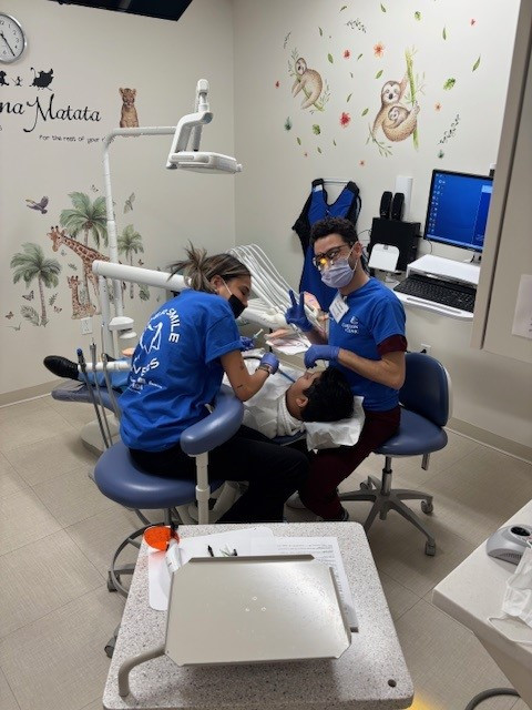 Residents and assistants taking care of our patients.