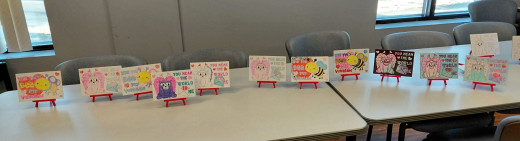 Staff's watercolor artwork