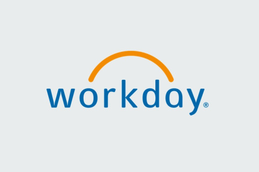 workday logo on gray background