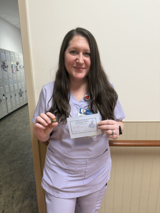 Starting 2026 with a new way to recognize our amazing team on the Inpatient Unit at Giles. Meet the first "Rounding Rockstar" Jess Simmons. Jess was recognized by name by our patients during our nurse leader rounding visits in Jan 5 times