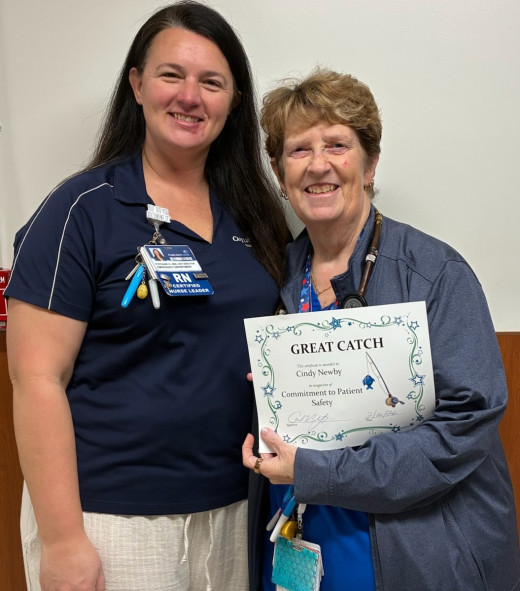 L-R: Stephanie Hodges and Cindy Newby