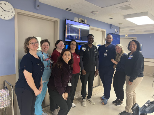 11 West Team, Quality & Patient Safety Sr Director and QIF lead in Falls