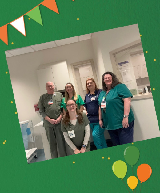 Tanglewood Imaging dressed for St Patrick's Day
