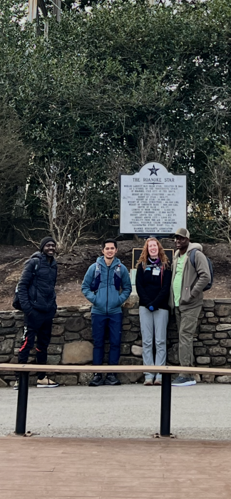 Kari Decker and Taylor Williams collaborated to create an opportunity to guide hikes for international RN staff to explore their new home in Roanoke!