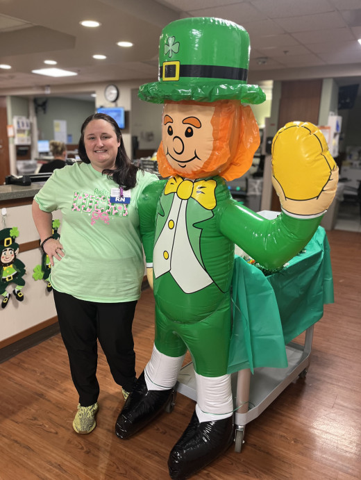 St Patrick's Day Cheer in Dialysis