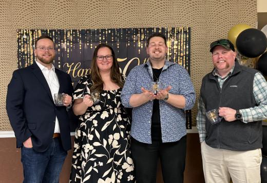 Jonathan Bjorson, Jaclyn Pividal, Joel Pepper, and Bryan Byrd
