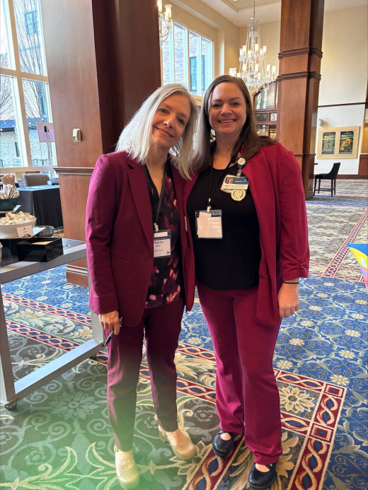 Phyllis Wolf and Kimberly Hunt at Virginia Tech's Recovery Ecosystems Conference