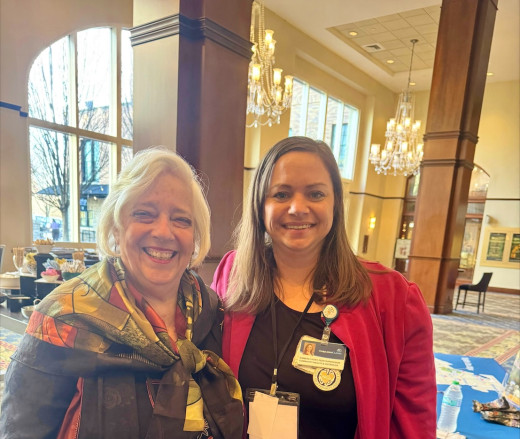 Dr. Cherie Hartman and Kimberly Hunt at Virginia Tech's Recovery Ecosystems Conference