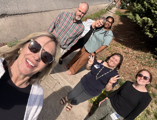 1212 3rd St. walkers led by Julie Blanchard