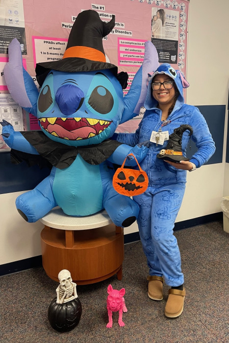 Stitch and Maria Hernandez