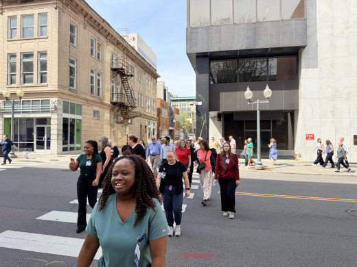 more downtown walkers