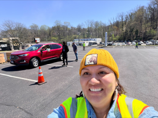 Electronics recycling event