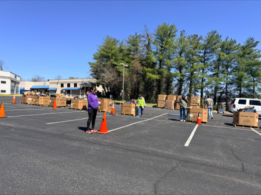 Electronics recycling event