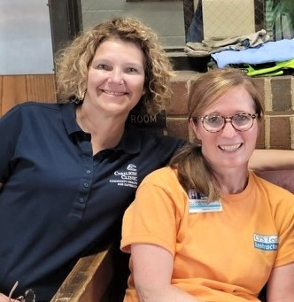 Pediatric Outreach / Safe Kids Team - Jill Lucas and Kathy Gee