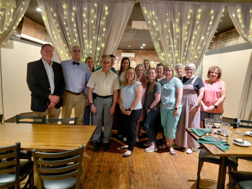 Dr. Chernoff (3rd from left), Staunton FP, and FCM leadership