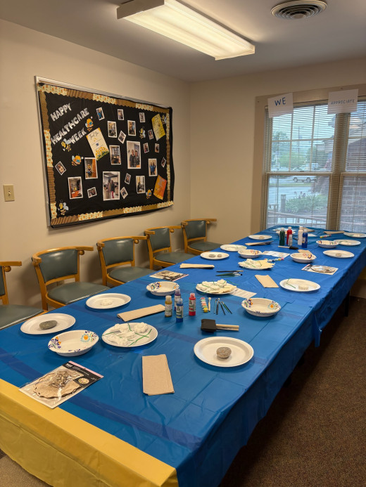 Painting at Christiansburg FP