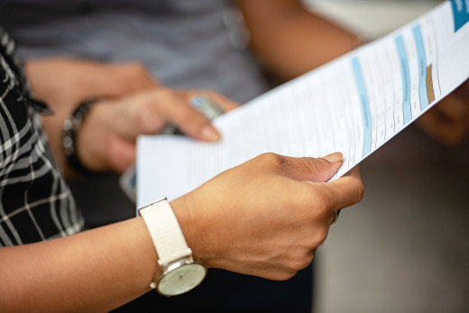 Holding beneficiary document