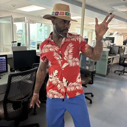 Hawaiian Day on the 4S PACU: Steven Jefferson CA